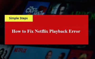 Netflix Playback Error