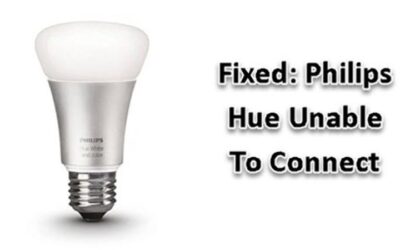 Philips Hue Unable To Connect