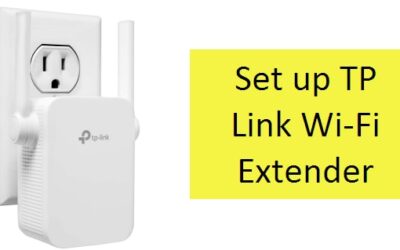 Set up TP Link Wi-Fi Extender