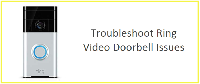 Troubleshoot ring doorbell issues