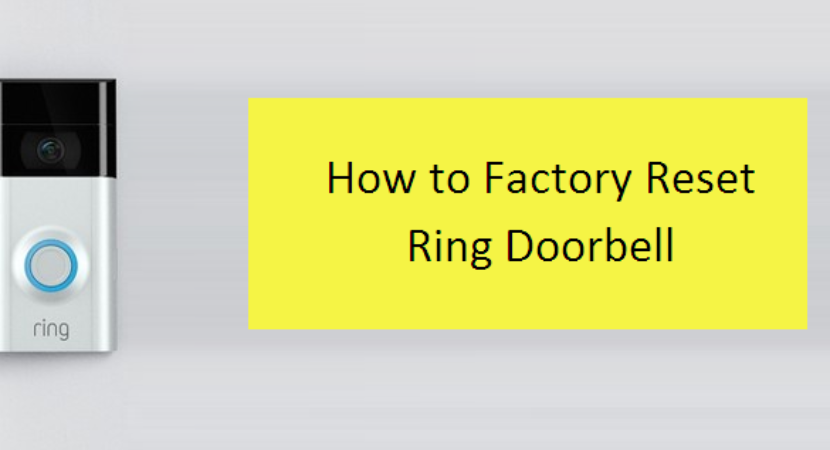 reset ring doorbell
